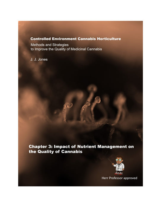 Controlled Environment Cannabis Horticulture: Methods and Strategies to Improve the Quality of Medicinal Cannabis - Chapter 3 (ebook) (still available)