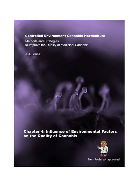 Controlled Environment Cannabis Horticulture: Methods and Strategies to Improve the Quality of Medicinal Cannabis - Chapter 4 (ebook) (still available)