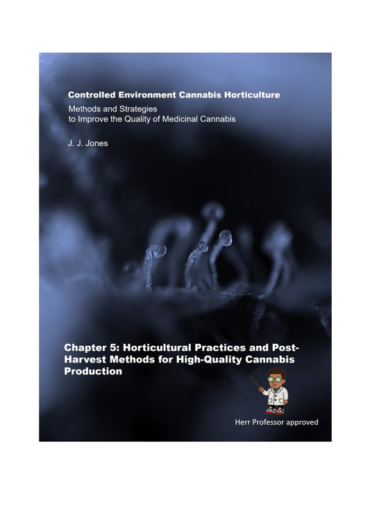 Controlled Environment Cannabis Horticulture: Methods and Strategies to Improve the Quality of Medicinal Cannabis - Chapter 5 (ebook) (still available)