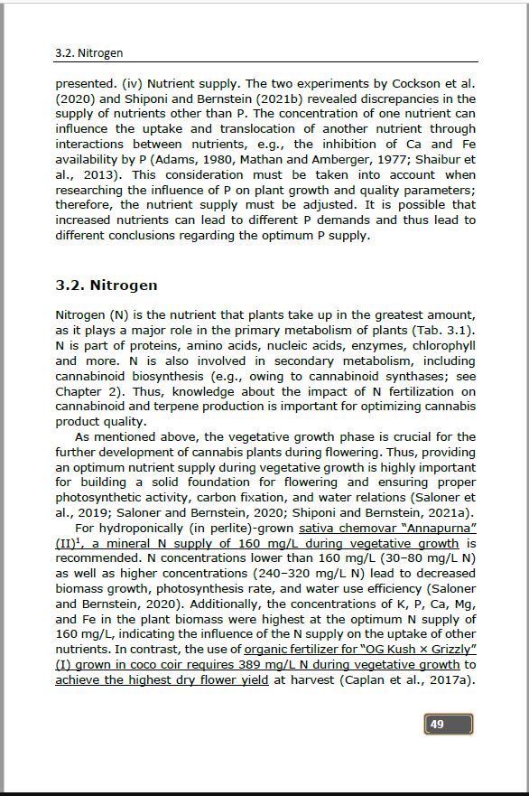 Controlled Environment Cannabis Horticulture: Methods and Strategies to Improve the Quality of Medicinal Cannabis - Chapter 3 (ebook) (still available)