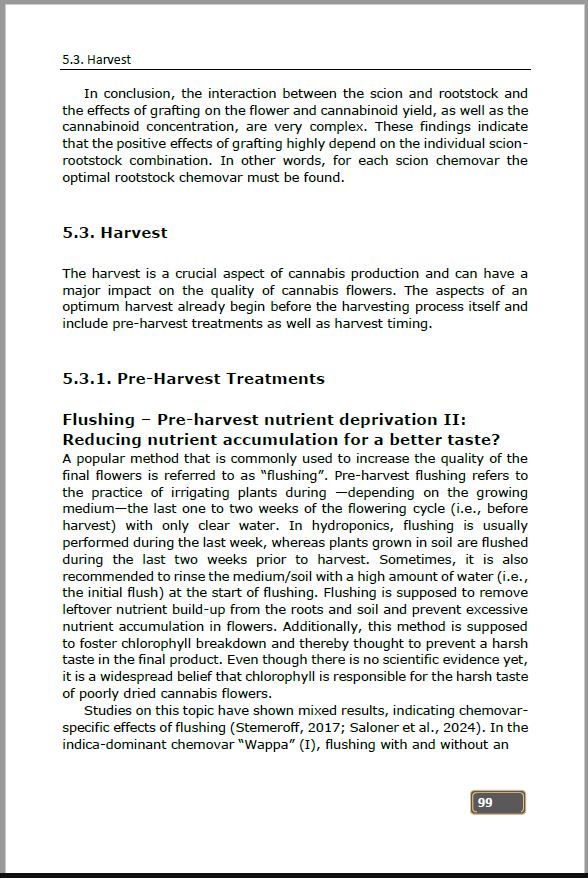 Controlled Environment Cannabis Horticulture: Methods and Strategies to Improve the Quality of Medicinal Cannabis - Chapter 5 (ebook) (still available)