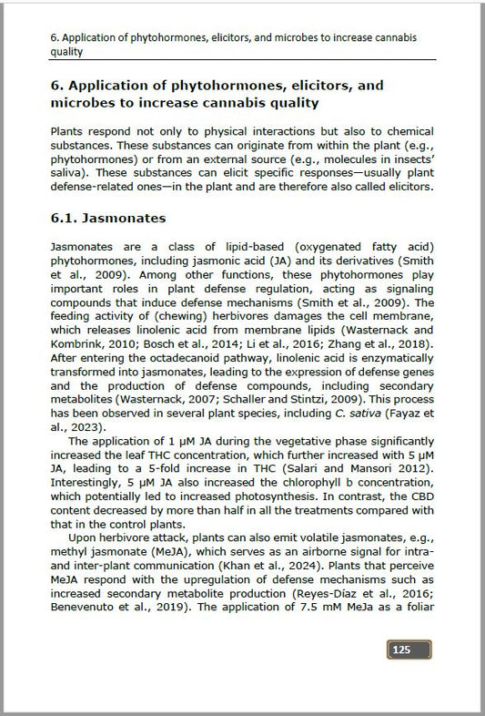 Controlled Environment Cannabis Horticulture: Methods and Strategies to Improve the Quality of Medicinal Cannabis - Chapter 6 (ebook) (still available)